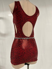 Red Hot Cheetah Dress