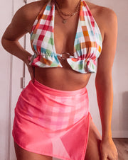 Hot Pink Mesh Skirt